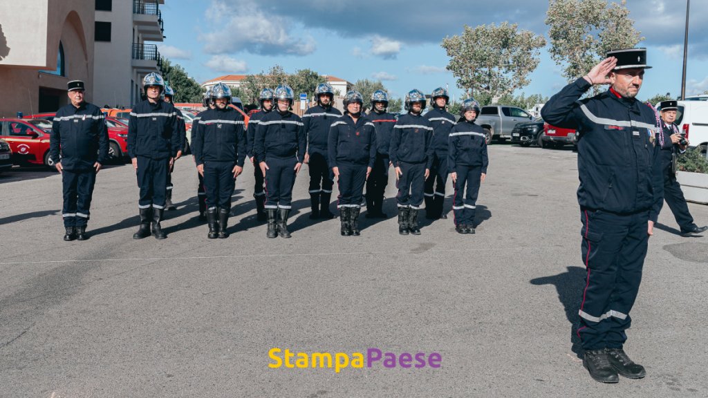 ''Acteur Locaux Stampa Paese'' - Le Lieutenant Barthélémy Guerrini Chef de Corps du CIS de Calvi