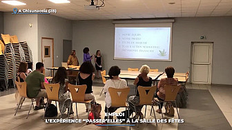 TV Locale Corse - Emploi - L'expérience 'Passer'elles' à la salle des fêtes