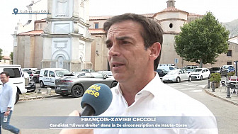 TV Locale Corse - Élections législatives 2024 : François-Xavier Ceccoli veut incarner l'alternative aux nationalistes